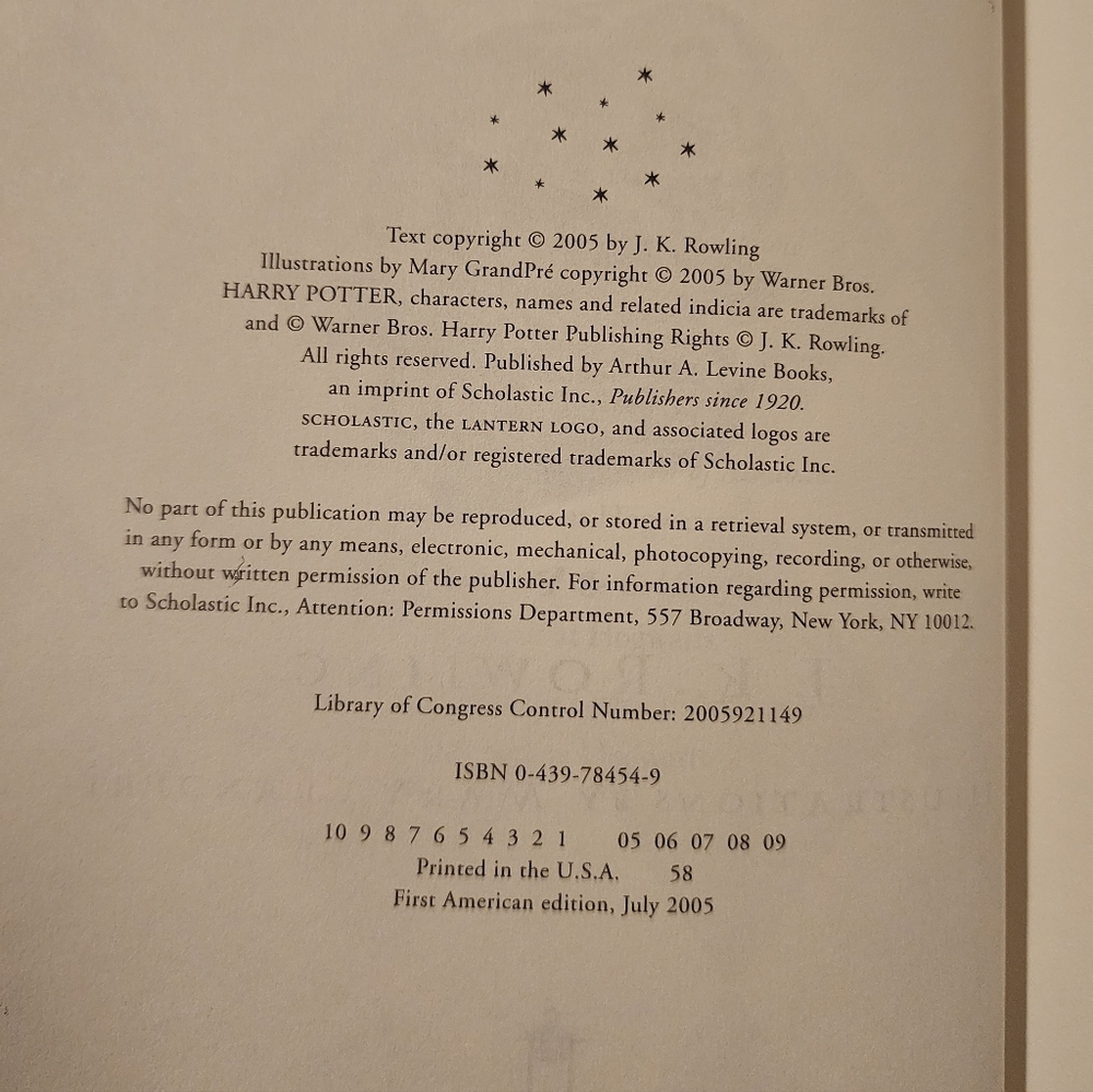Harry Potter First Edition 9 Book Set - Picture 11 of 16